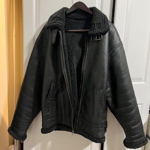 Wilson, Black Sherling Jacket